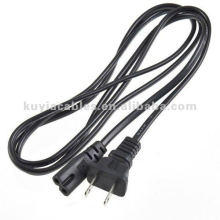 US Plug 2-Prong Port Ac Power Adapter Cord Cable For Laptop PC VCR